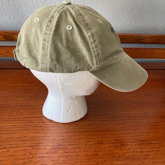 Disney Parks Mickey Mouse Steamboat Willie Fitted Baseball Cap Hat Olive Green - Picture 4 of 6